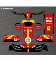 Kit gráfico Ferrari Le Mans Edition para Karting CRG - SODI - KG 508