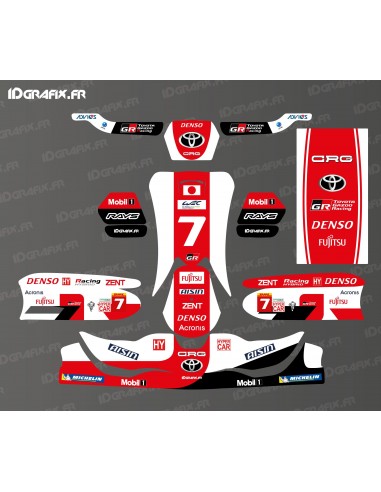 Kit de decoració Toyota Le Mans Edition per Karting CRG - SODI - KG 508 -idgrafix