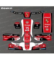 Porsche Le Mans Edition Grafikkit für Karting CRG - SODI - KG 508