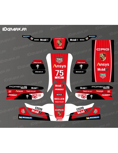 Kit grafiche Porsche Le Mans Edition per Karting CRG - SODI - KG 508