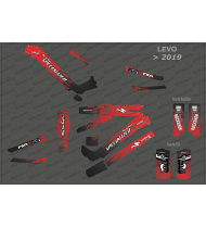Levo Edition Full graphic kit (Red) - Specialized Levo (after 2019) -- modification