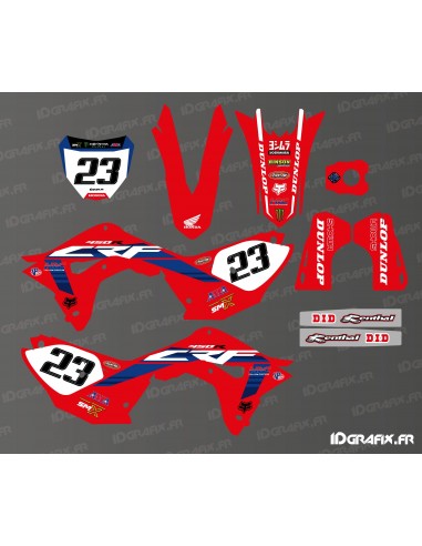 Kit décoration Sexton 2023 AMA Réplica - Honda CR/CRF 125-250-450