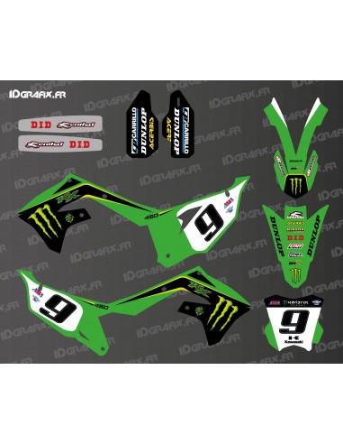 CIanciarulo 2023 AMA Replica-Grafikkit für Kawasaki KX/KXF