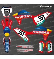 Kit déco Justin Barcia Factory Edition pour Gas Gas EC / MX / MC -  Idgrafix
