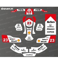 Marlboro F1 Vintage Edition graphic kit for CRG Rotax 125 Karting