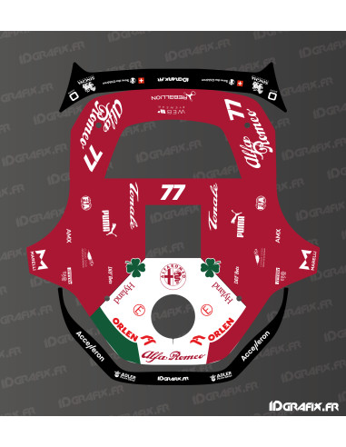 Pegatina AlfaRomeo F1 Edition - Cortacésped robótico Stihl Imow 5 - Imow 6 - Imow 7