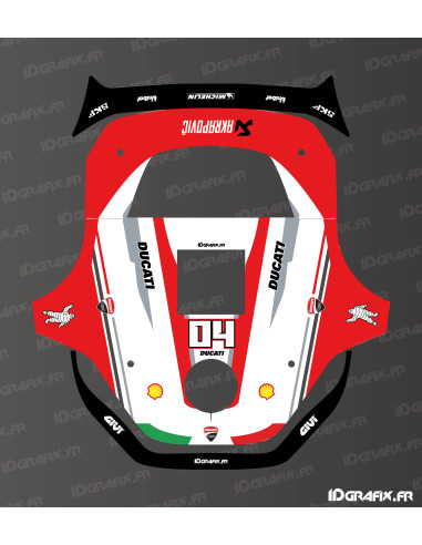 Aufkleber Ducati Moto GP Edition - Stihl Imow 5 Roboter-Rasenmäher - Imow 6 - Imow 7