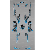 Kit décoration Bleu Tag - IDgrafix - Polaris 800 Sportsman