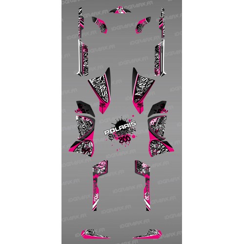 Kit dekor Rosa Tag - IDgrafix - Polaris Sportsman 800