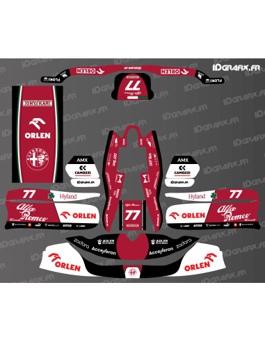 Kit decorativo Alfa Romeo Serie F1 per Karting TonyKart - OTK - M8