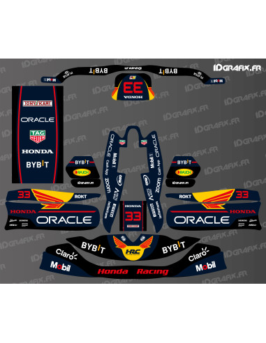 Honda-Deko-Set der F1-Serie für Karting TonyKart - OTK - M8
