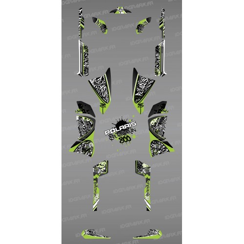 Kit décoration Vert Tag - IDgrafix - Polaris 800 Sportsman-idgrafix