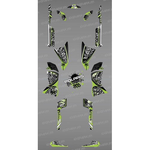 Kit décoration Vert Tag - IDgrafix - Polaris 800 Sportsman