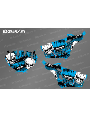 Black Pearl Edition Dekorationsset (Blau/Weiß) – IDgrafix – Polaris RZR Pro