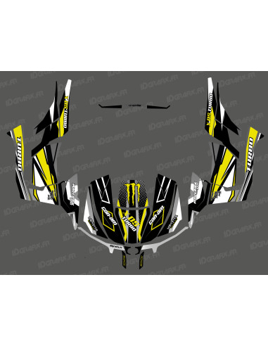 Kit de decoració Factory Edition (groc llima) - Idgrafix - Can Am 1000 Maverick