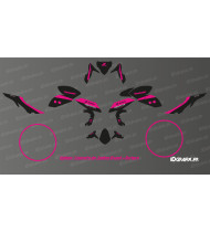 Kit décoration Monster series (Rose) - Kawasaki Z 650
