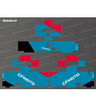 Original luggage sticker kit - Factory edition - CF MOTO MT 800