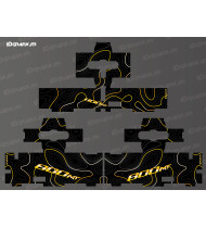 Original luggage sticker kit - Topo edition (Gold) - CF MOTO MT 800