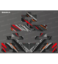 Kit de pegatinas originales para equipaje - Edición Monster (Rojo) - CF MOTO MT 800