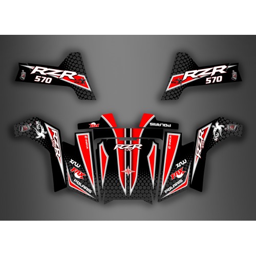 Kit décoration Light Race Edition - IDgrafix - Polaris RZR 570 -idgrafix