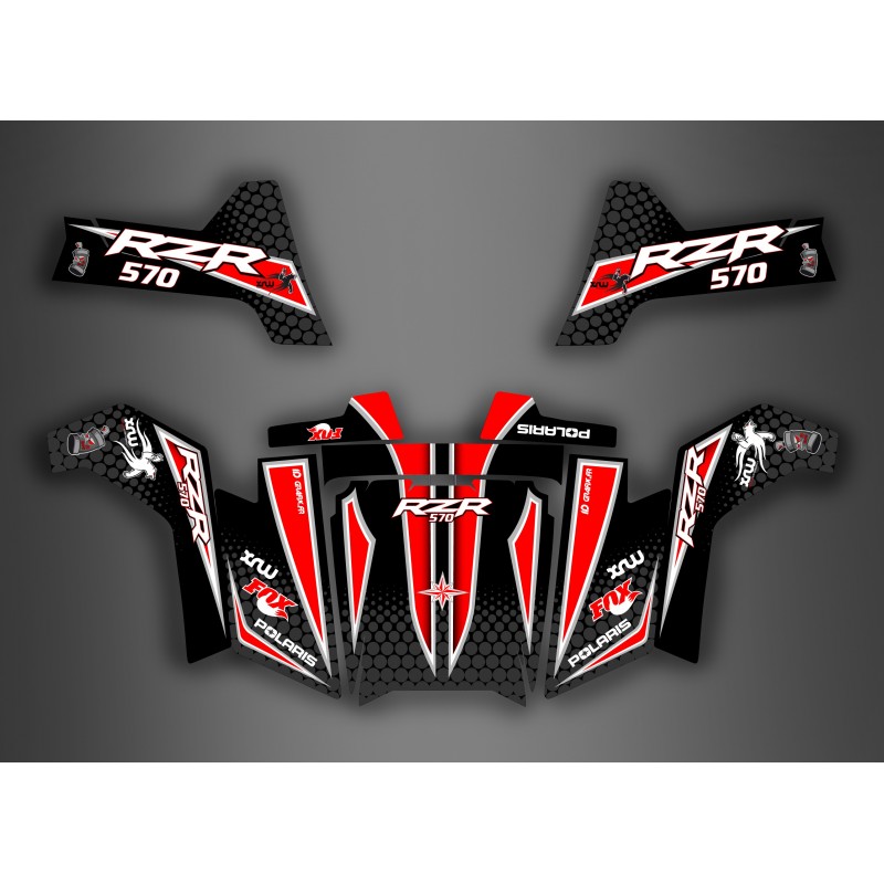 Kit décoration Light Race Edition - IDgrafix - Polaris RZR 570 -idgrafix