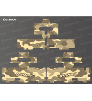 Kit adesivi bagaglio originale - Edizione Camo (Sabbia) - CF MOTO MT 800