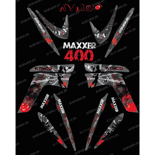 Kit décoration Survivor - IDgrafix - Kymco 400  Maxxer