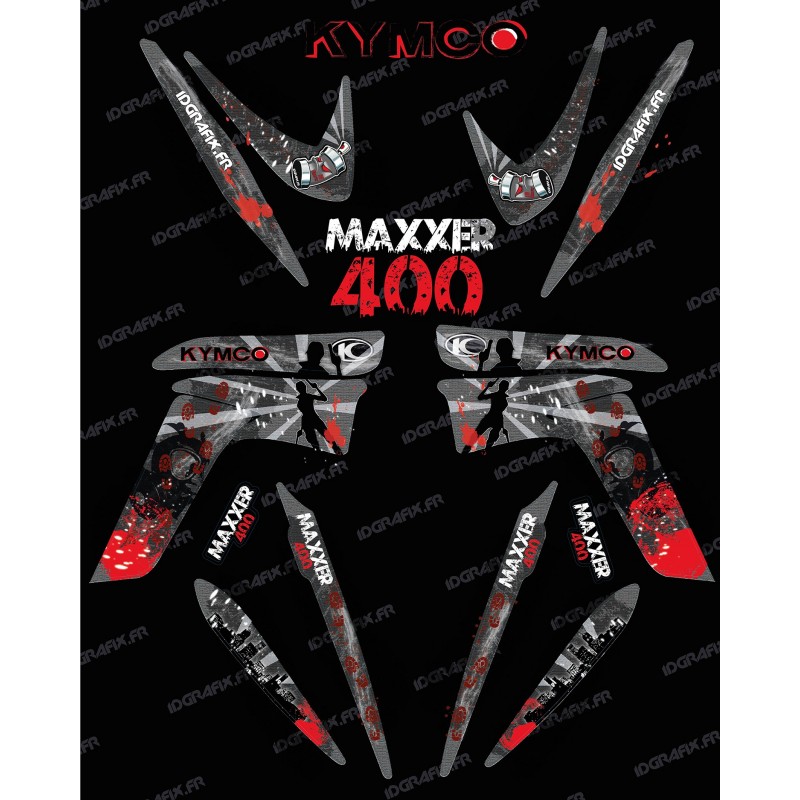 Kit décoration Survivor - IDgrafix - Kymco 400 Maxxer -idgrafix