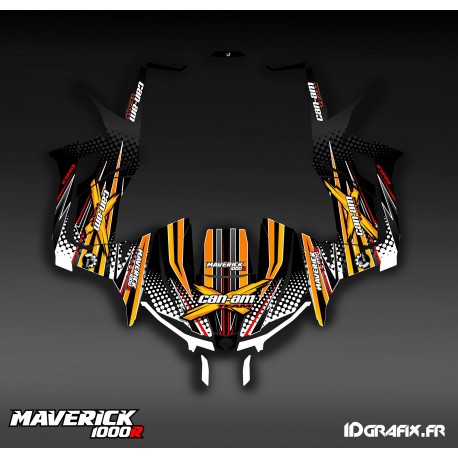 Kit décoration Bubble Jaune - Idgrafix - Can Am 1000 Maverick