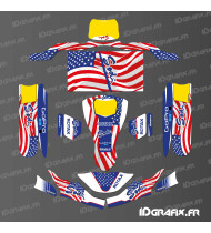 Deko-Set USA Edition für Karting SodiKart
