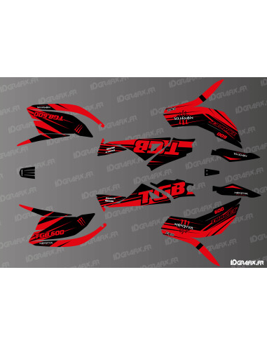 Kit de decoración Monster Edition Rojo (Completo) - IDgrafix - TGB Target