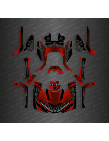 Bumble Edition Full decoration kit (Red) - IDgrafix - Can Am Outlander G2