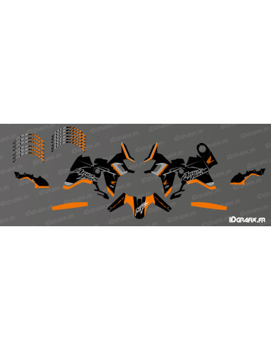 HRC Edition graphic kit (Orange) - Honda Africa Twin