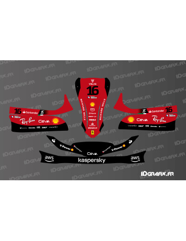 Kit déco Ferrari F1 éditon pour Karting MK 14 Cadet