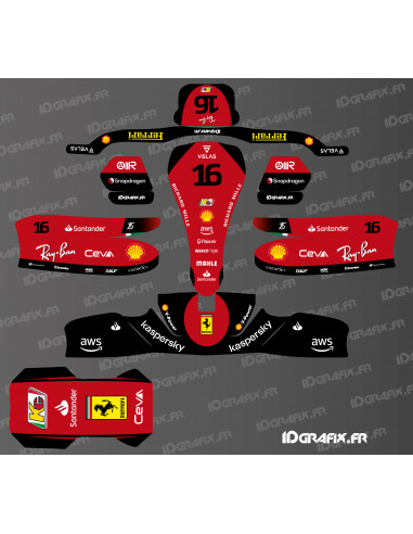 Ferrari F1 Edition-Grafikkit für Karting Sodi KG 506