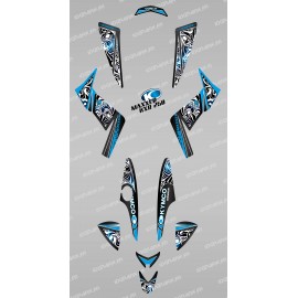 Kit décoration Tribal Bleu - IDgrafix - Kymco 250 KXR/Maxxer