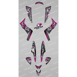 Kit décoration Tribal Rose - IDgrafix - Kymco 250 KXR/Maxxer