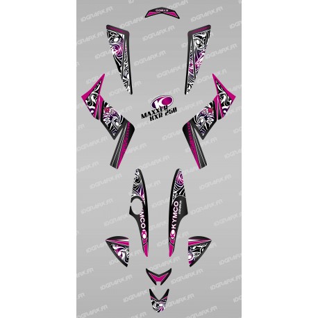 Kit de decoració Tribal Rosa - IDgrafix - Kymco 250 KXR/Maxxer -idgrafix