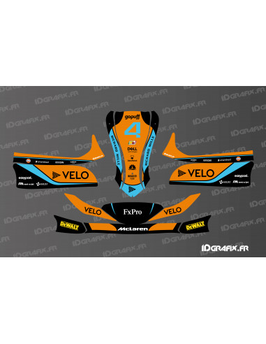 Kit déco MC Laren F1 Edition pour Karting Mini/Cadet MK 14