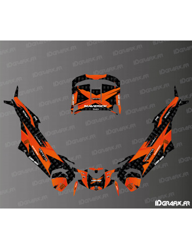 Kit di decorazioni Monster Edition (Arancione) - Idgrafix - Can Am Maverick X3 R