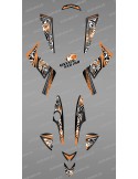 Kit décoration Tribal Orange - IDgrafix - Kymco  250 KXR/Maxxer
