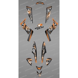 Kit de decoració Tribal Taronja - IDgrafix - Kymco 250 KXR/Maxxer -idgrafix