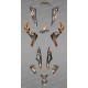 Kit décoration Tribal Orange - IDgrafix - Kymco 250 KXR/Maxxer -idgrafix