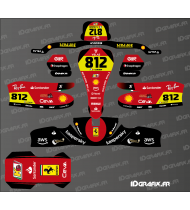 Kit gràfic Ferrari F1 PERSO Edition per Karting Sodi KG 506