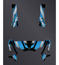 Kit decorazione X team Edition Blu - IDgrafix - Can Am Traxter