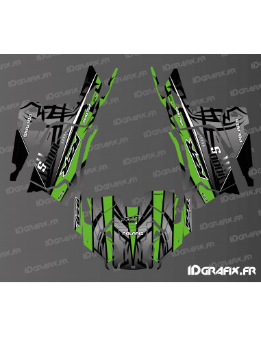 Kit décoration Titanium Edition (Vert)- IDgrafix - Polaris RZR Trail 1000S