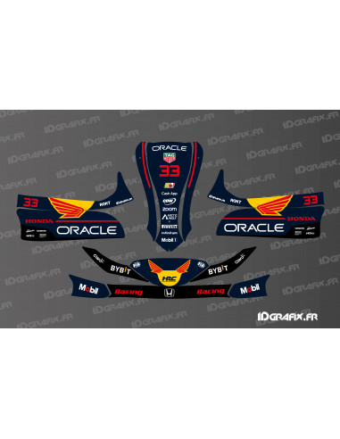 Honda F1 Edition-Grafikkit für Karting Mini/Cadet MK 14