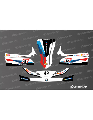 Kit de gráficas BMW Motorsport para Karting Mini/Cadet MK 14
