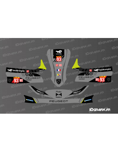 Peugeot Le Mans Edition graphic kit for Karting Mini/Cadet MK 14