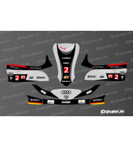 Audi Le Mans Edition-Grafikkit für Karting Mini/Cadet MK 14